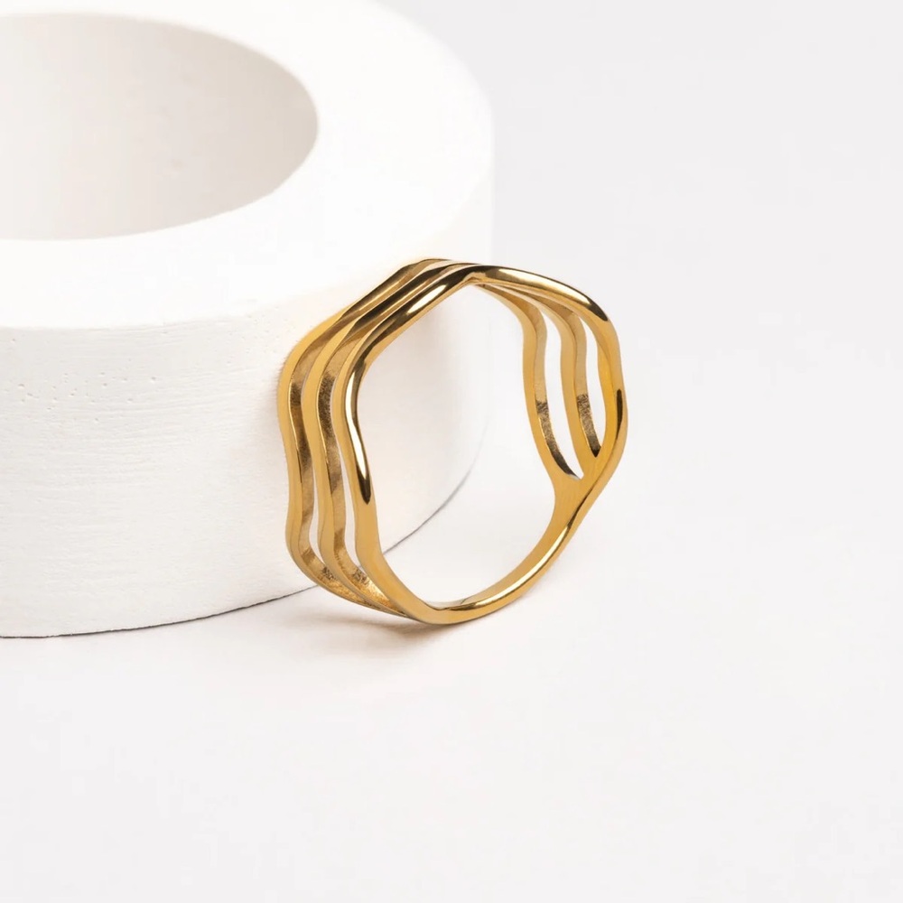 Atolea Ocean Ring - Size 8 - New w/ Dust Bag - Picture 8 of 11